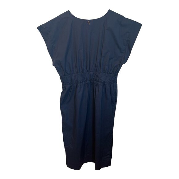 Misa Los Angeles Claudine Dress Size Large Midnight Blue 100% Cotton Coastal NWT - Picture 6 of 13